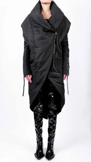 Long Padded Round Coat