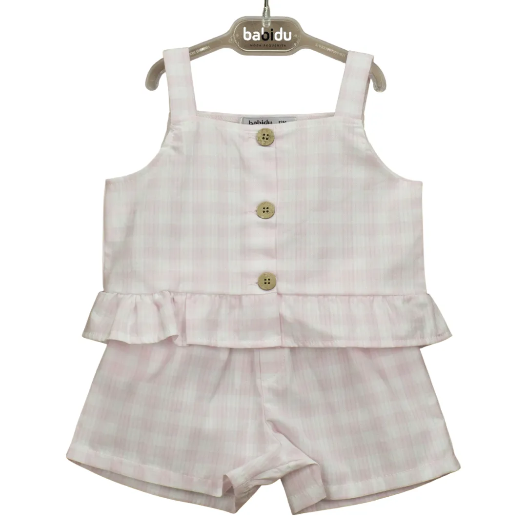 Luella - Babidu gingham button two piece
