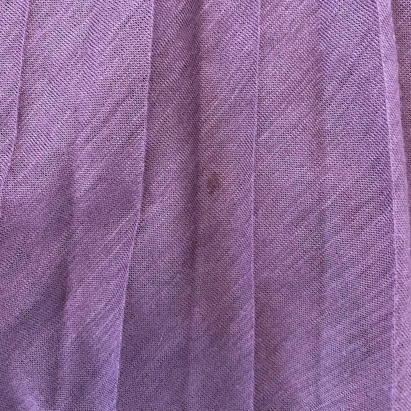 M Missoni Dress Purple Ribbed Knit Size 36 Tiered Pleated Hem