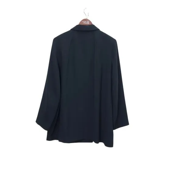 MADEWELL Caldwell Double Breasted Black Blazer #J8779 Professional Jacket