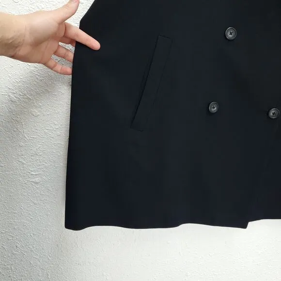 MADEWELL Caldwell Double Breasted Black Blazer #J8779 Professional Jacket