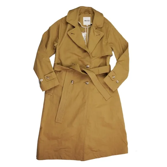 MADEWELL Size XS The Signature Trench Coat in Dark Khaki $218 NM514