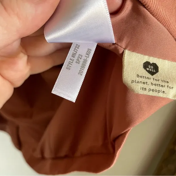 Madewell The Larsen Blazer Drapeweave Dried Rose NJ732 Size Large Oversized