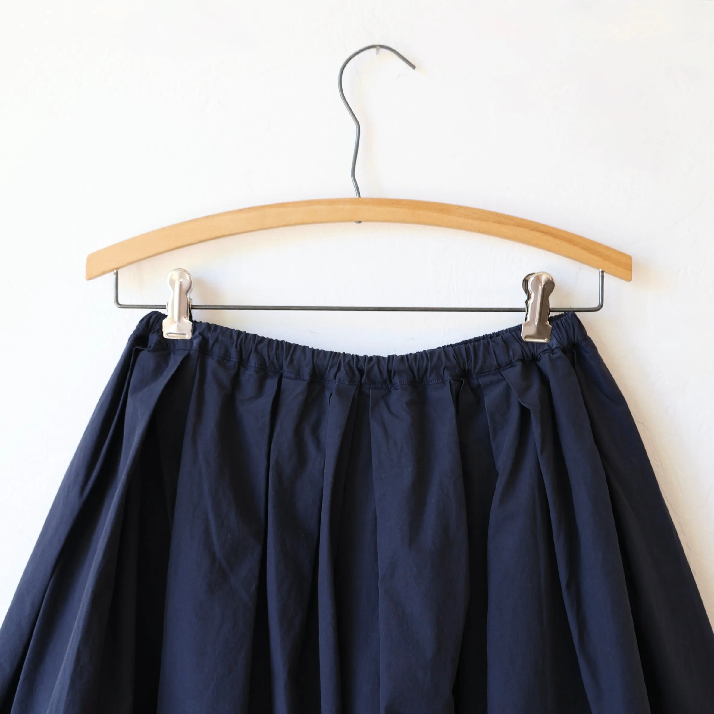 Manuelle Guibal Elastic Pleated Skirt - Navy