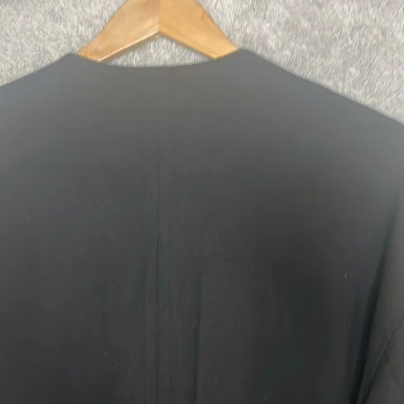 Marcella Womens Blazer Small Black Oversized Washington Lined Long Sleeve Office