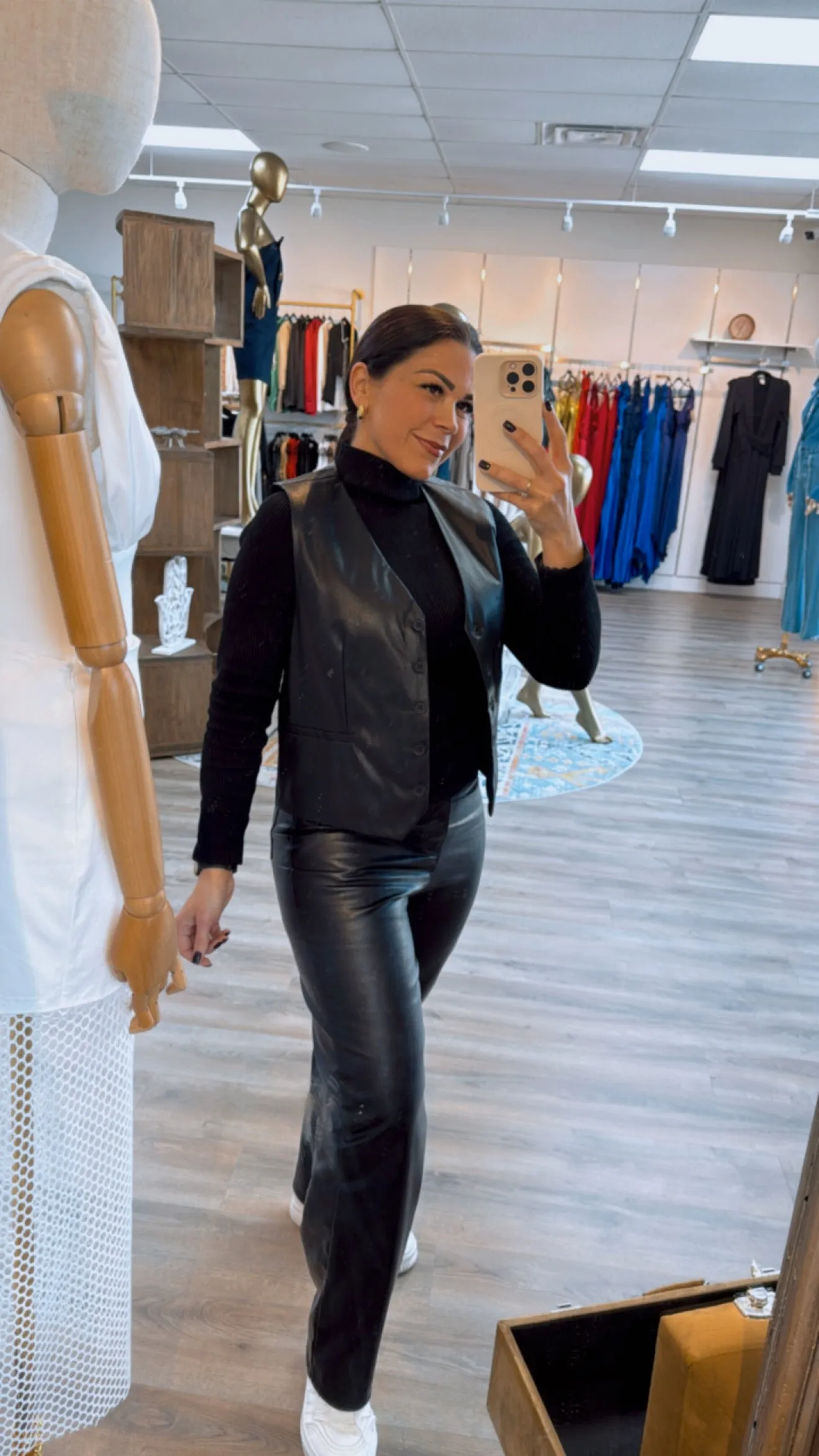 MARENA LEATHER VEST