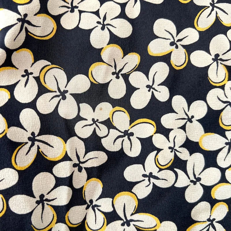 Marni Mini Dress Floral Print Silk Size 38 Sleeveless Cutout-Back Shift
