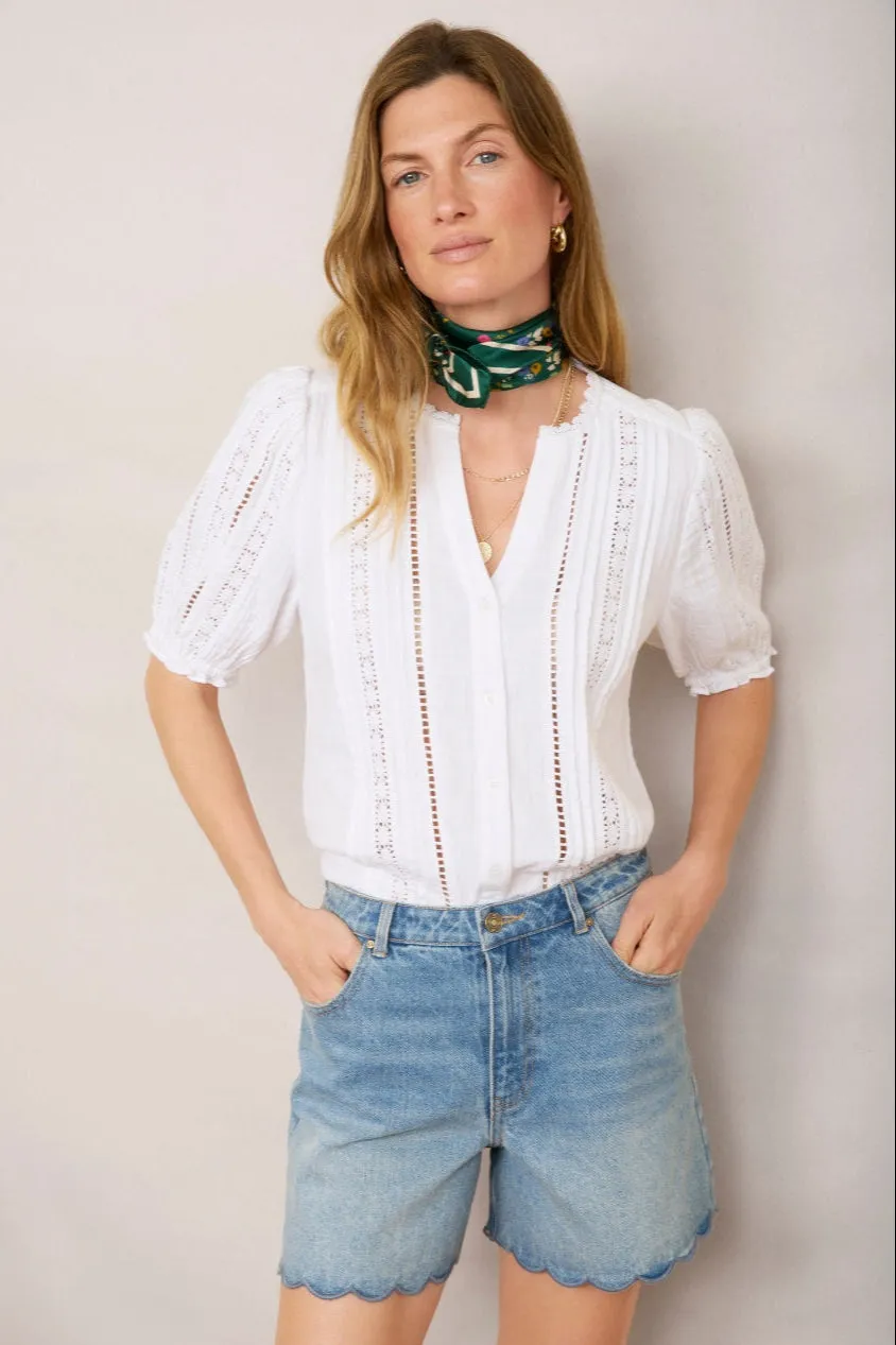 Melissa Blouse - White