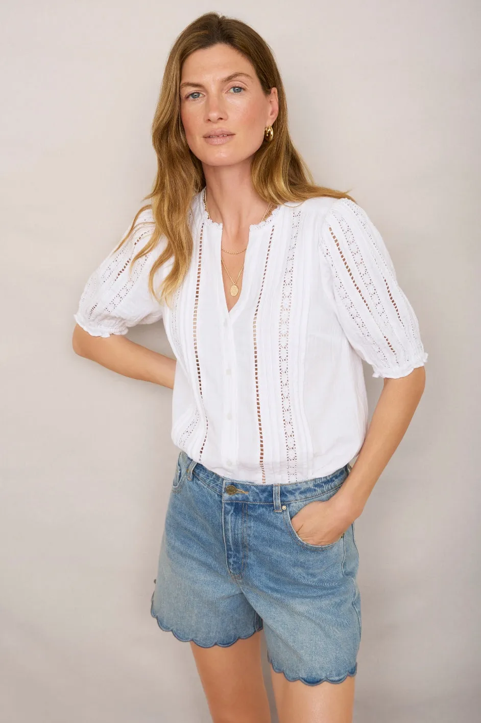 Melissa Blouse - White
