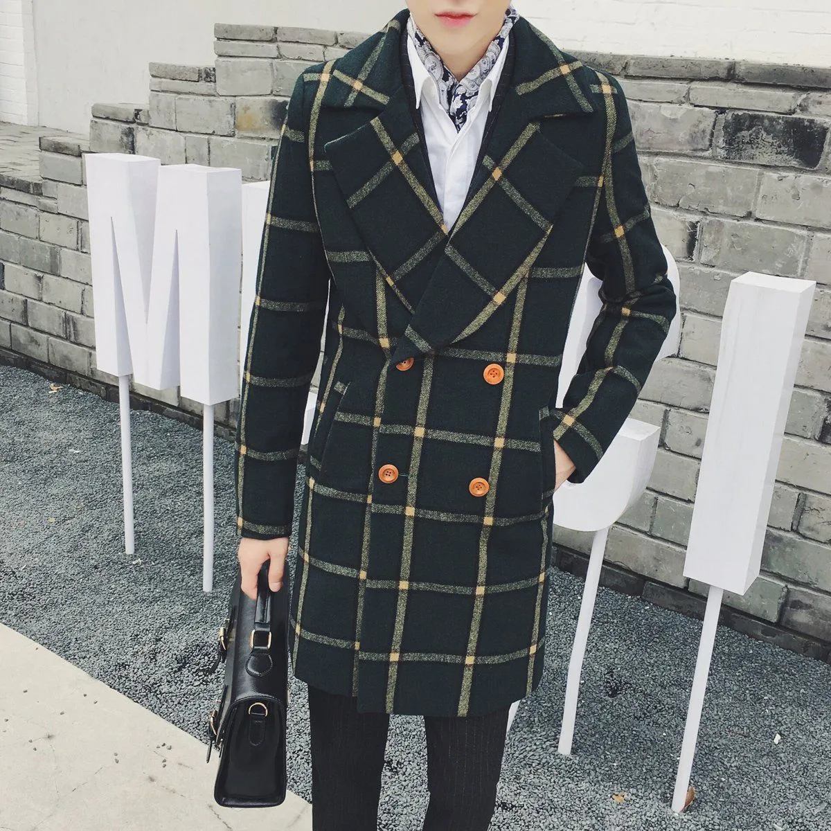 Men's Retro Long Coat