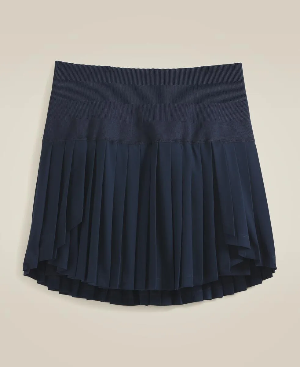 Midtown Wrap Tennis Skirt - Classic Navy