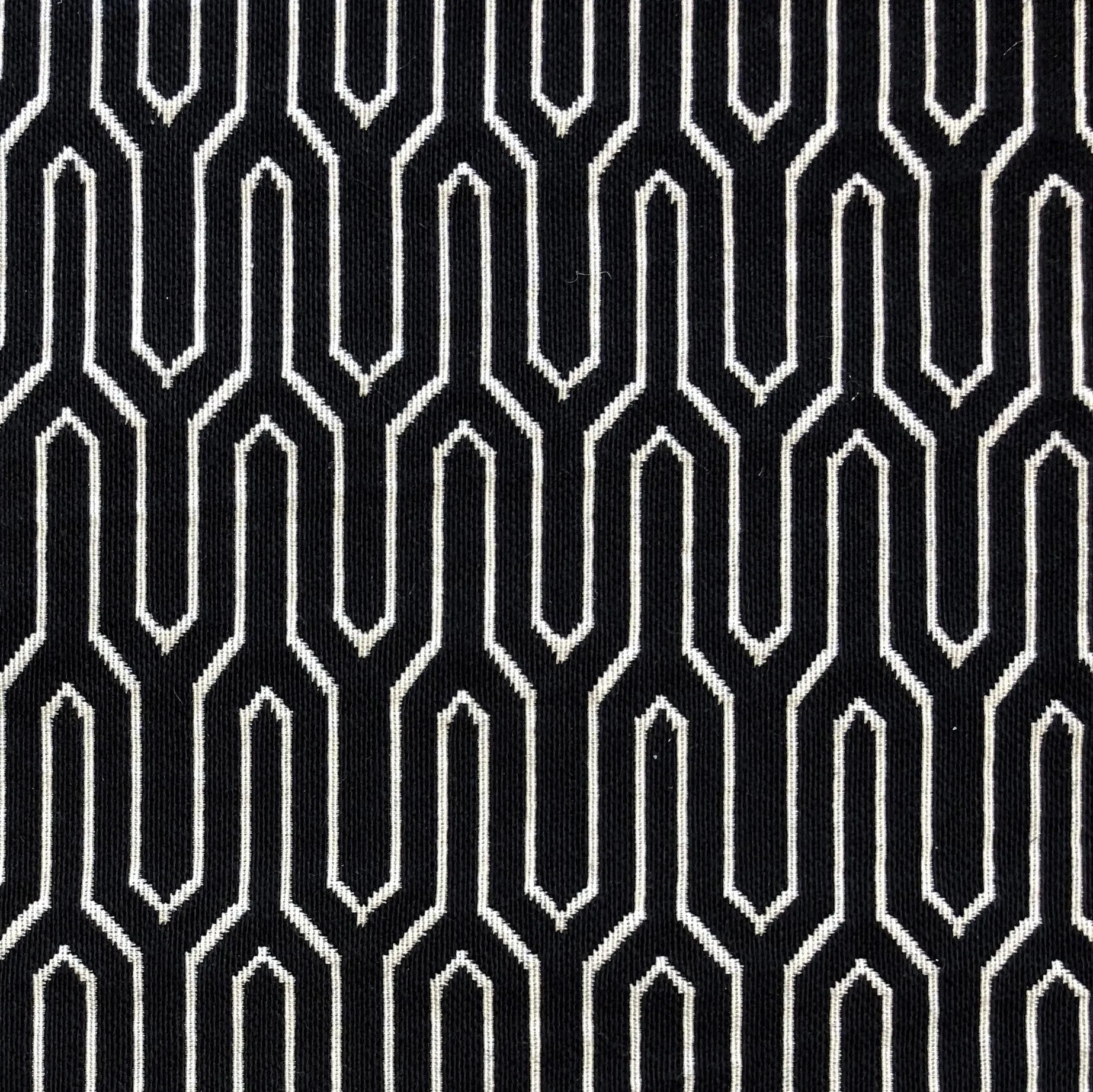 Milan Flare Black and Beige Luxury Throw Pillow