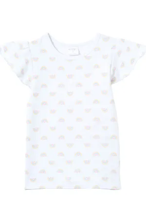 Milky | Rainbow Frill Tee | Sizes 8-12