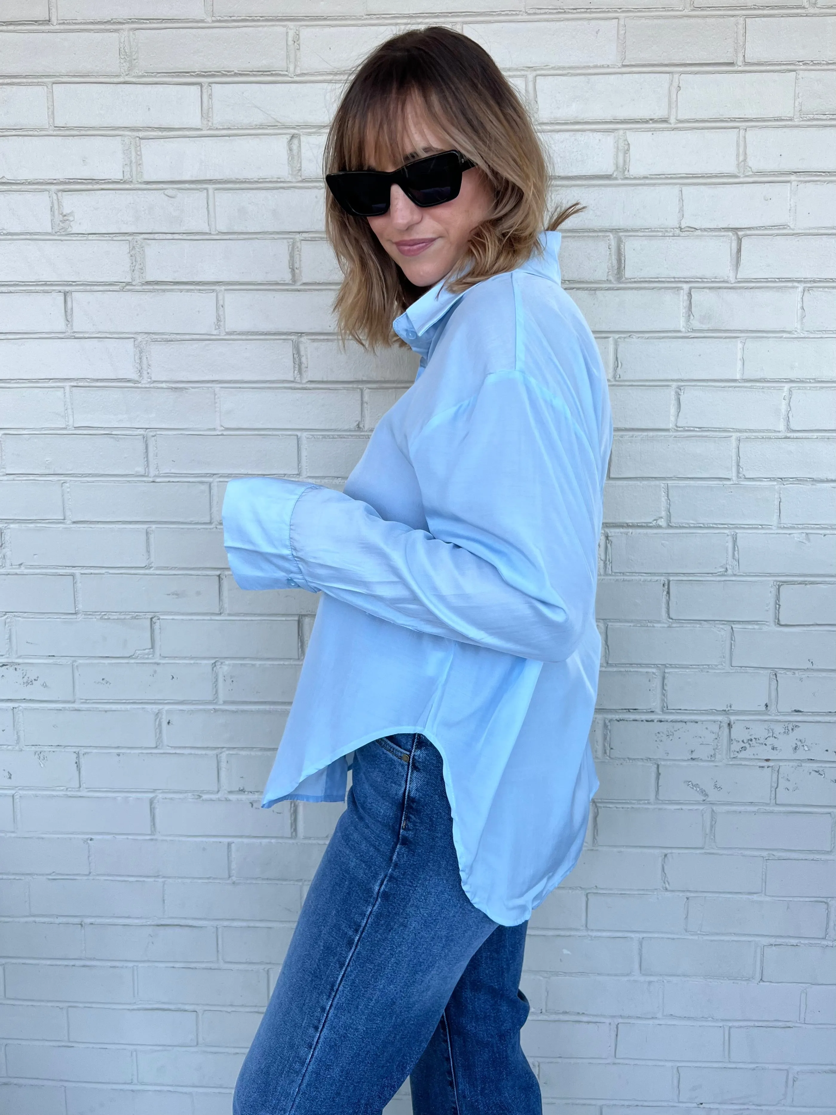 Modern Love Button Down Blouse