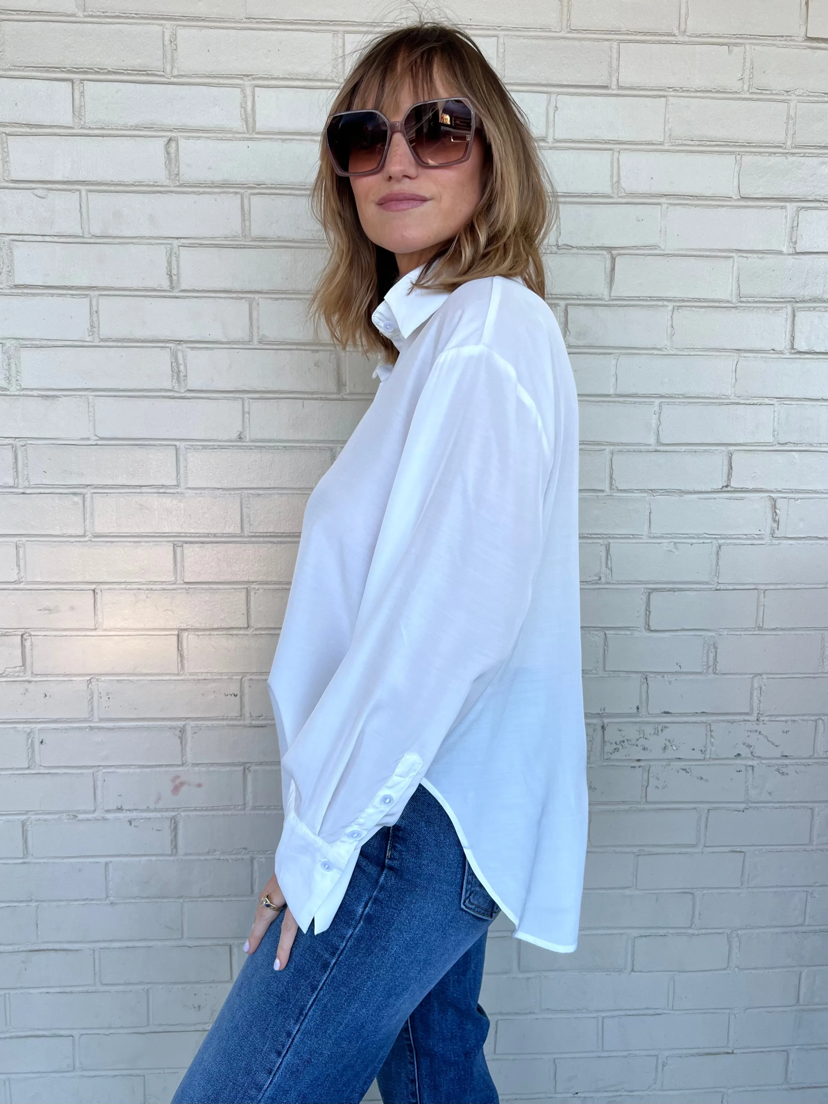 Modern Love Button Down Blouse