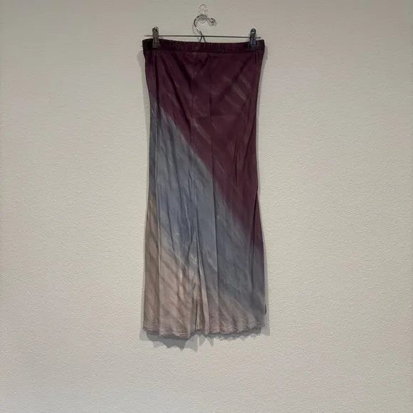 NATION LTD Size Small Mabel Midi Skirt In Mood Ring Tie Dye