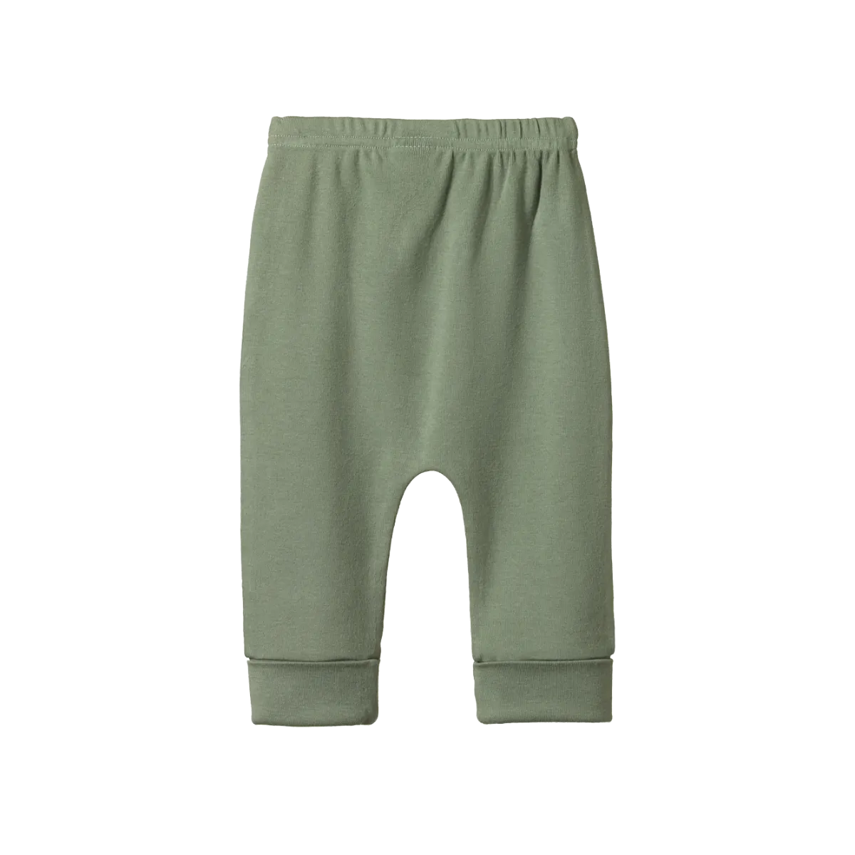 NATURE BABY DRAWSTRING PANTS NETTLE