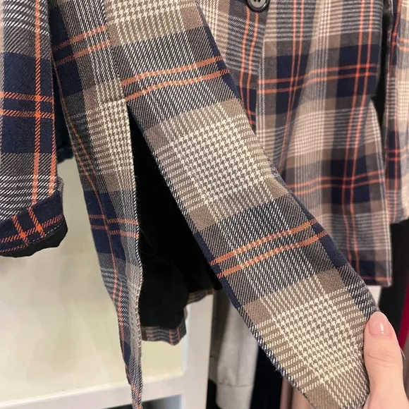 Navy Orange Cream Blazer Jacket Baci