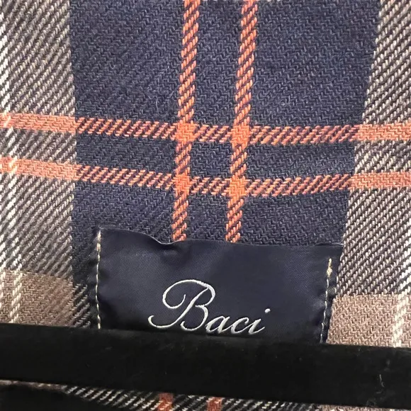 Navy Orange Cream Blazer Jacket Baci