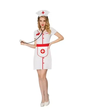 NEW Partyholic Not So Nice Nurse Costume, Sz M