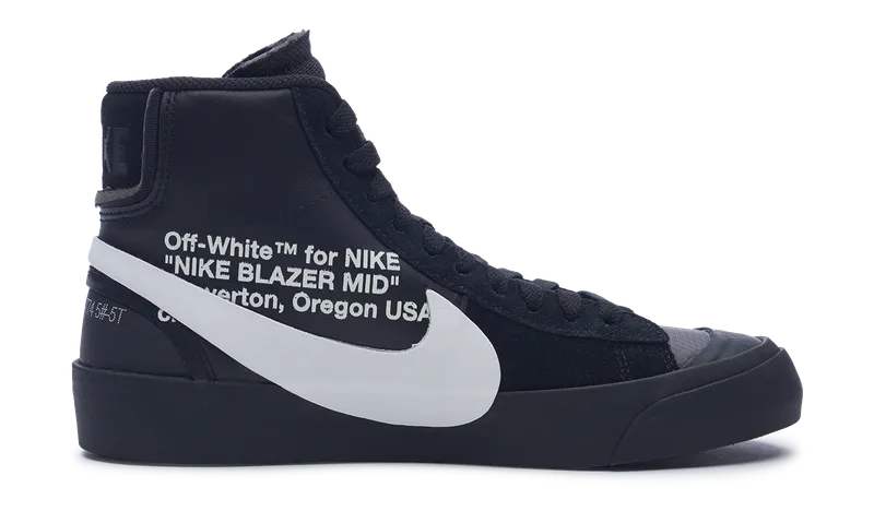 Nike Blazer Mid x OFF-WHITE Grim Reapers 2018 (AA3832-001) Men's Size 4-12
