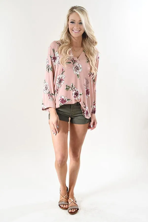 Not Your Everyday Office Top - Pink Floral