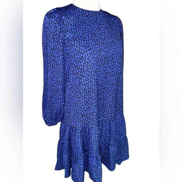 NWT Ann Taylor Petite Spotted Tier Shift Dress Size 0P