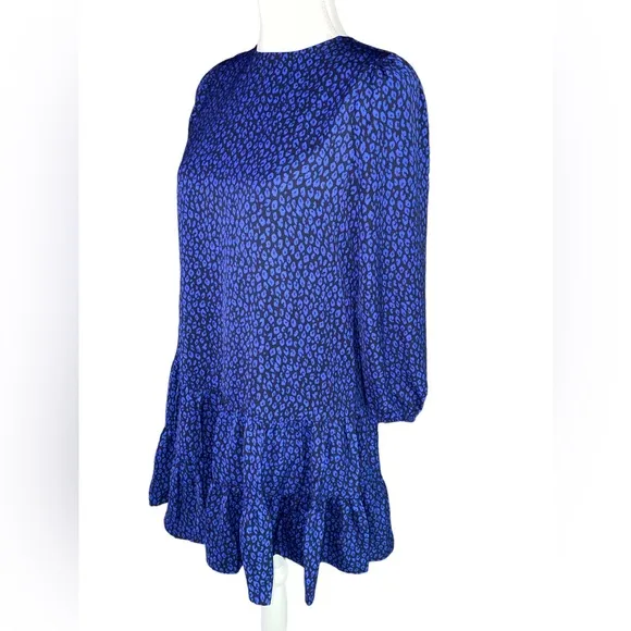 NWT Ann Taylor Petite Spotted Tier Shift Dress Size 0P
