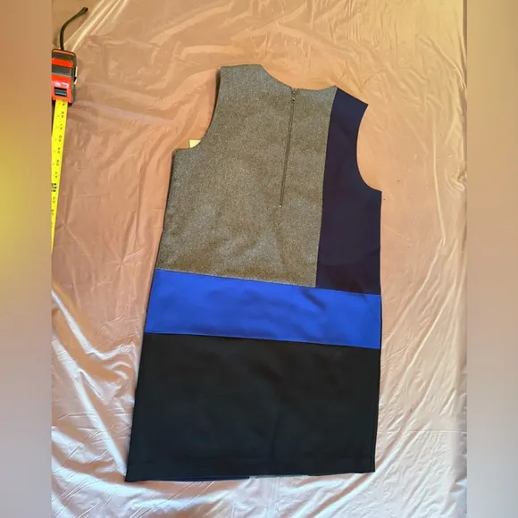 NWT DKNY Colorblock Shift Dress Size L MSRP $355