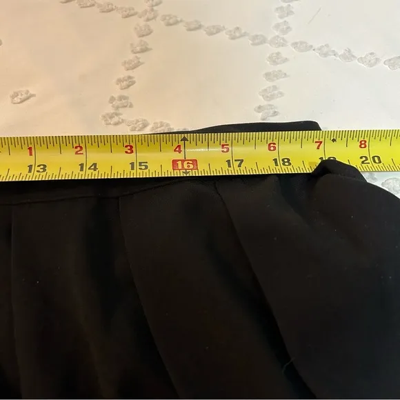 NWT Making the Cut Maxi Skirt Swingy Drapey Pleated Hi-Lo Black Plus Size 2X