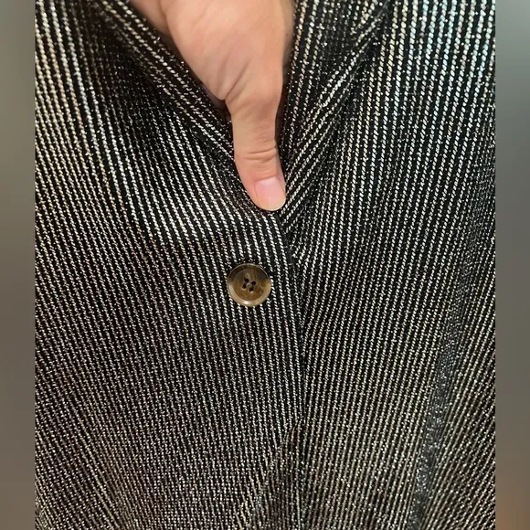 NWT Show Me Your Mumu Sparkly Blazer &amp; Crop Top Set (Felix Blazer ~ Disco Glitz)