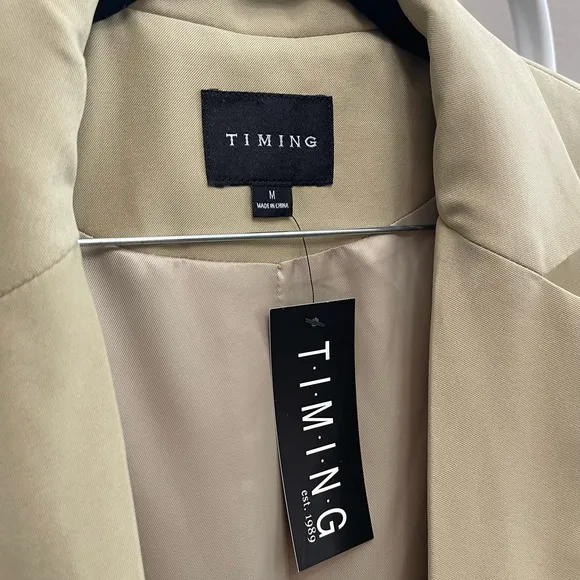 NWT Timing - Sage Oversized Blazer