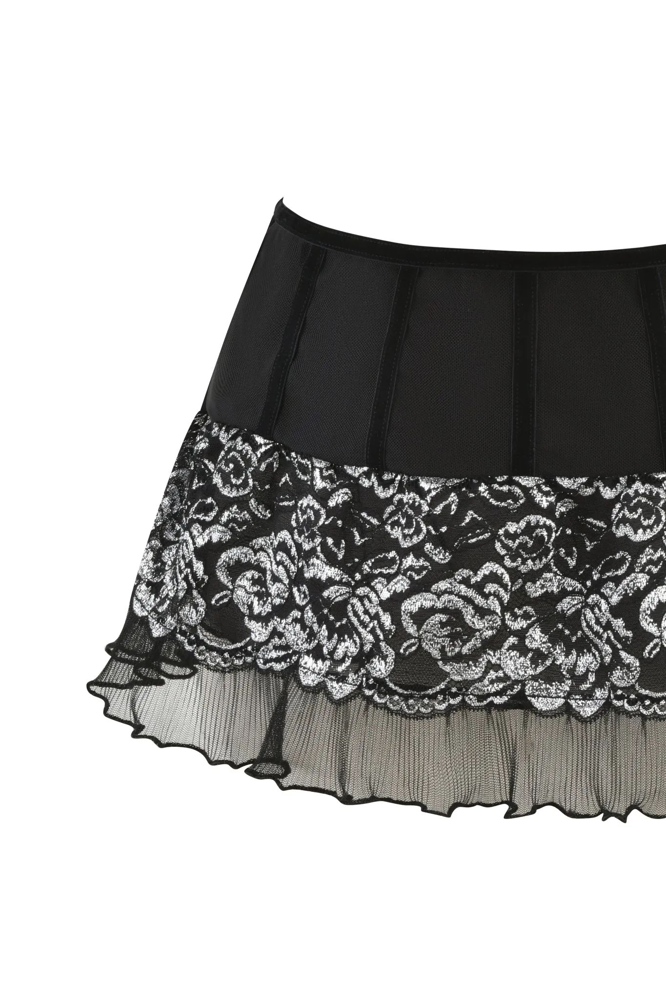 NYSSA TWO-PIECE SET - BLACK : METALLIC
