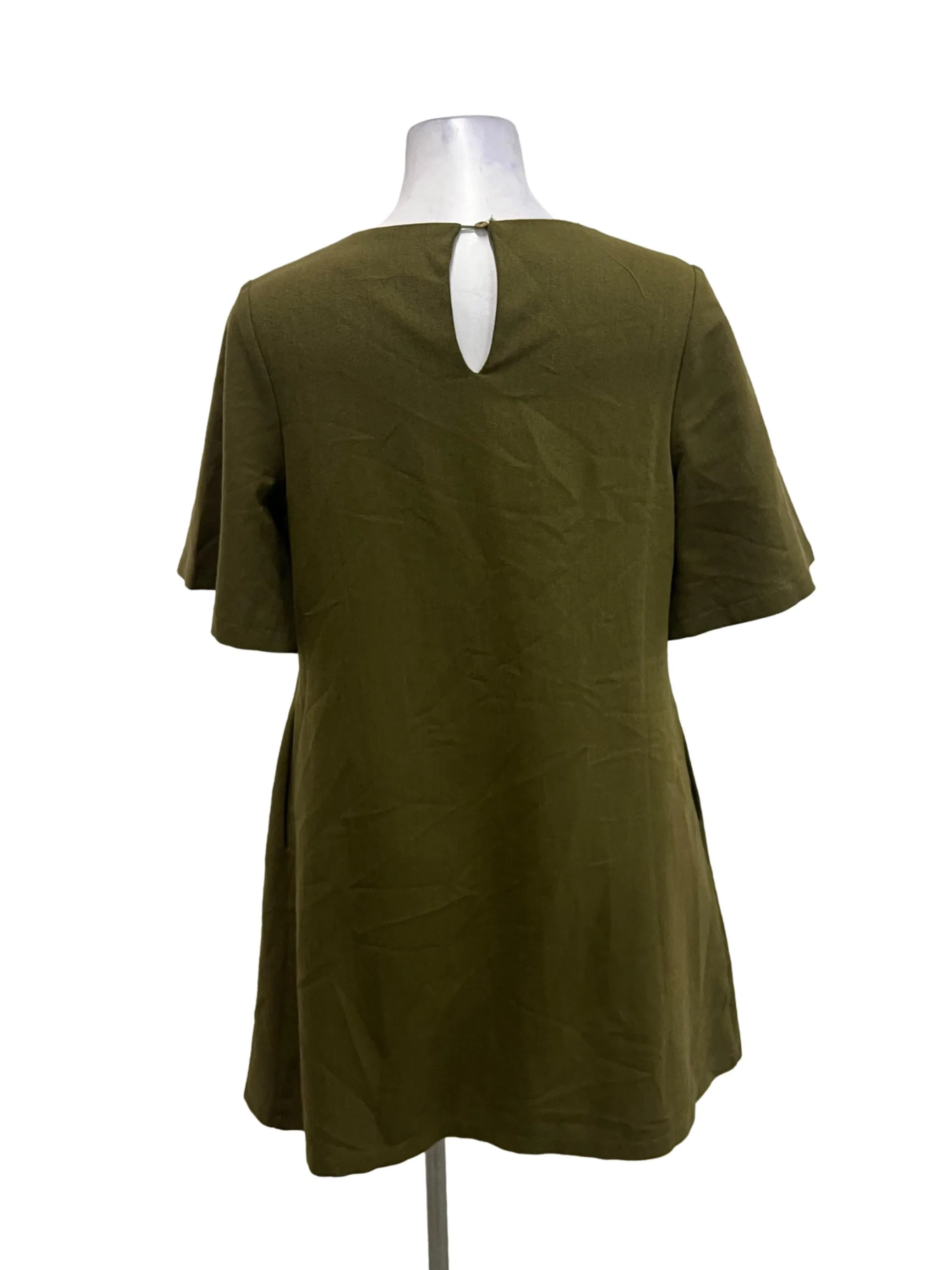 Olive Shift Dress