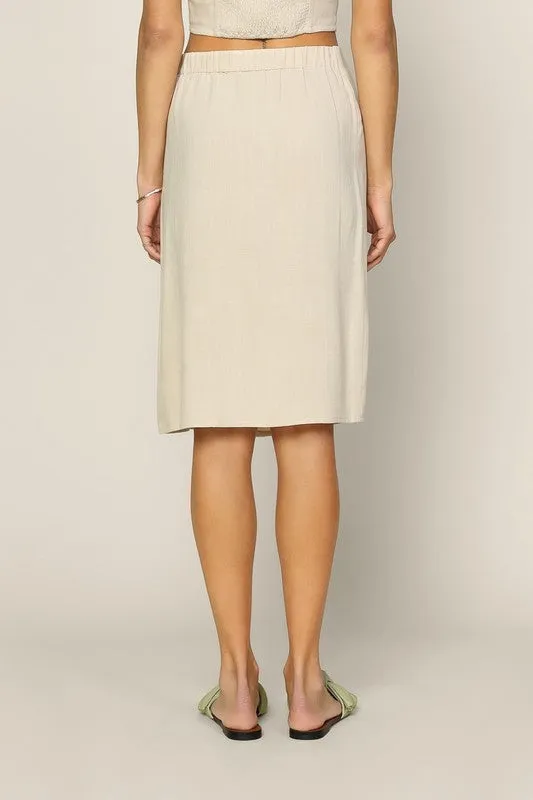 On Her Way Lined Skirt