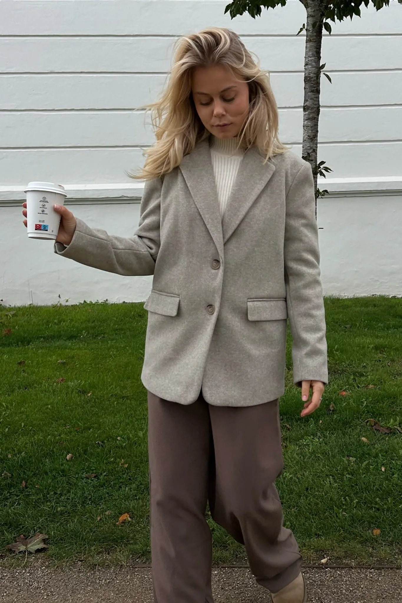 ONLWembley Blazer - Beige