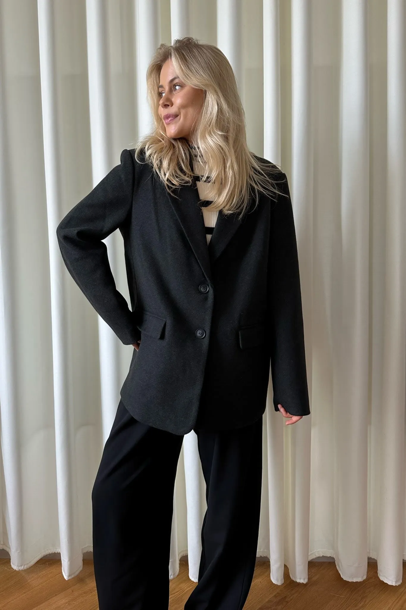 ONLWembley Blazer - Mørkegrå
