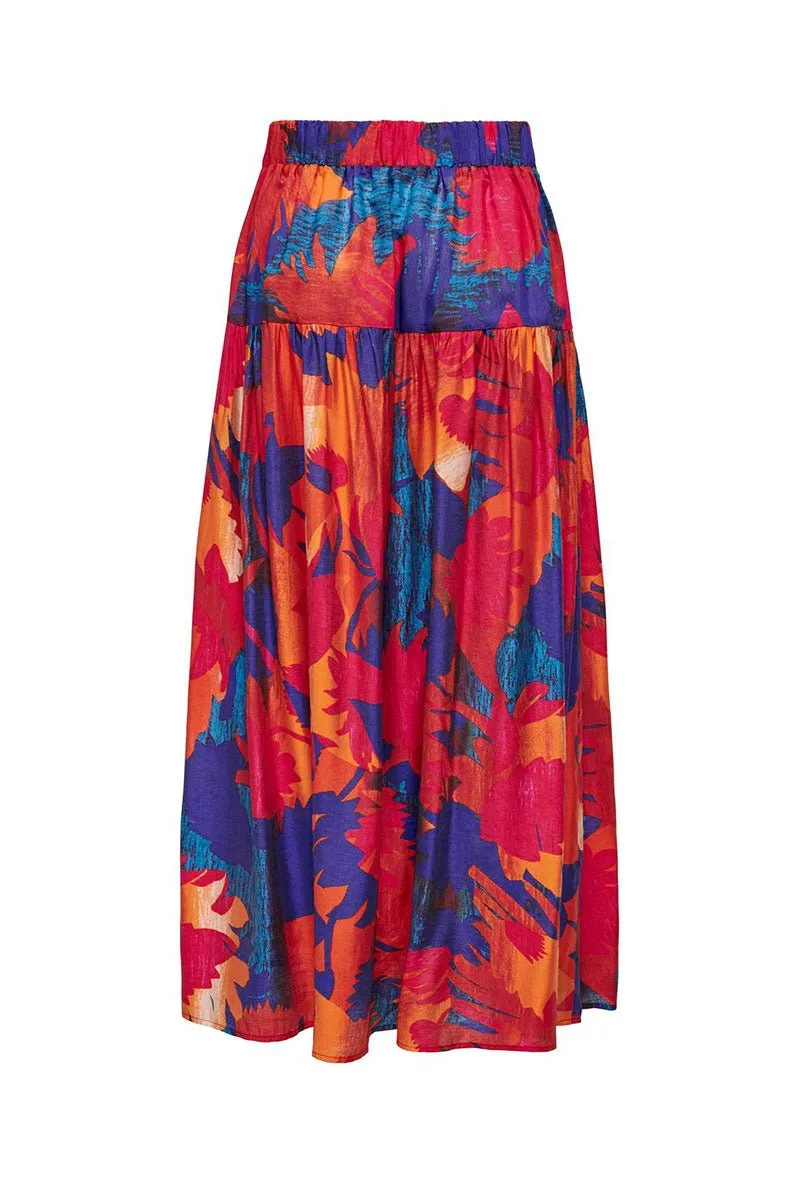 ONLY CELIA FLOWY MIDI SKIRT