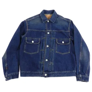 Orslow Indigo Pleated Denim Jacket - S