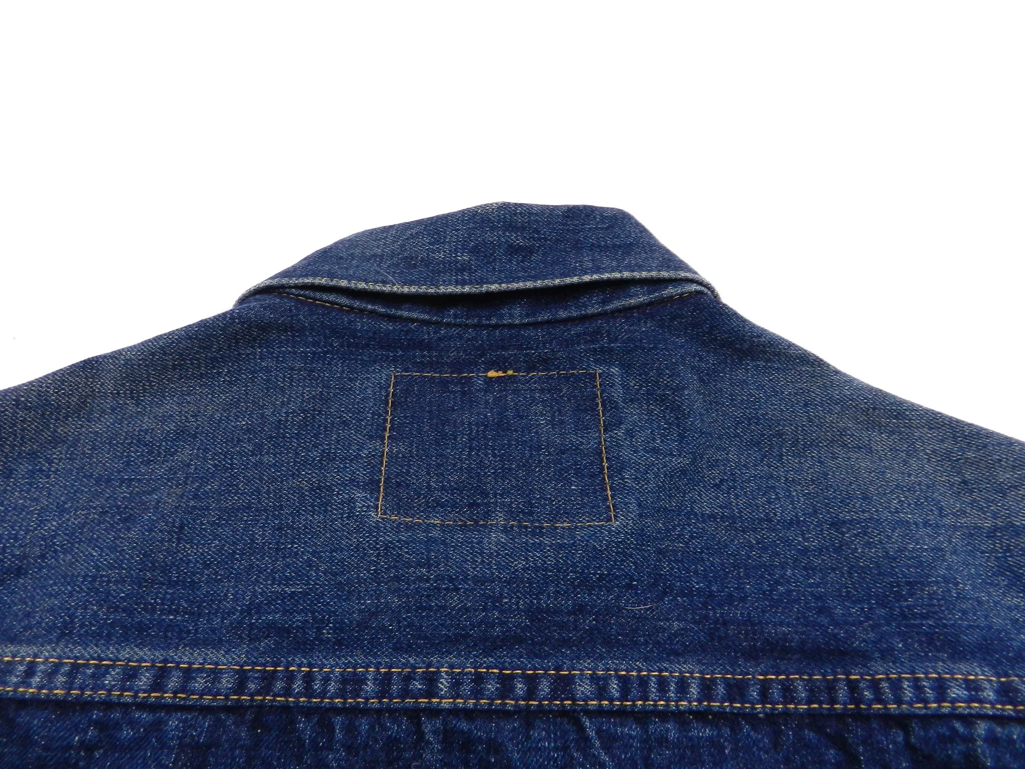 Orslow Indigo Pleated Denim Jacket - S