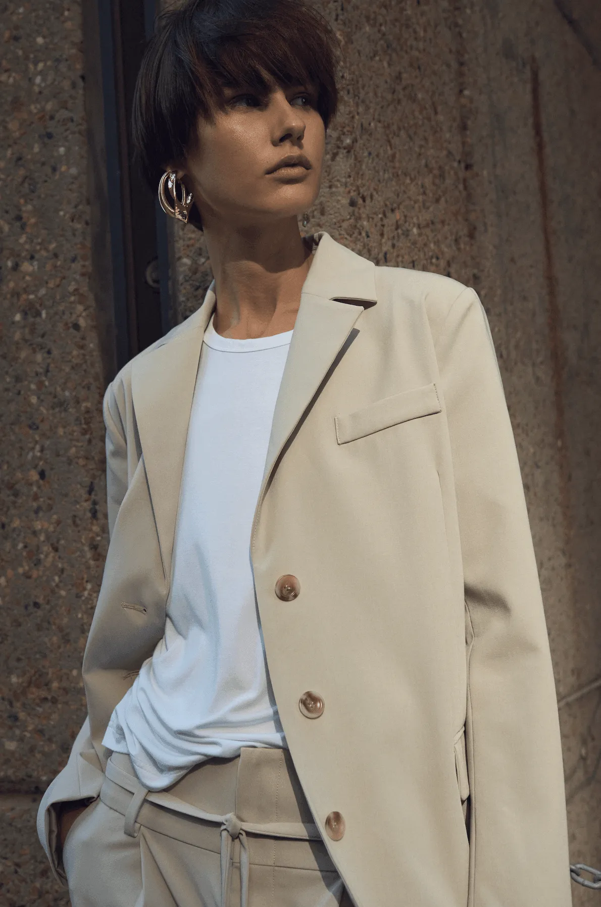 OVERSIZED BLAZER | PUMICE