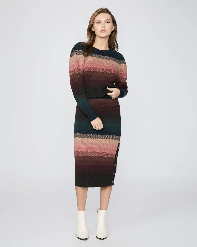 Paige - Leda Skirt - Bonet Stripe