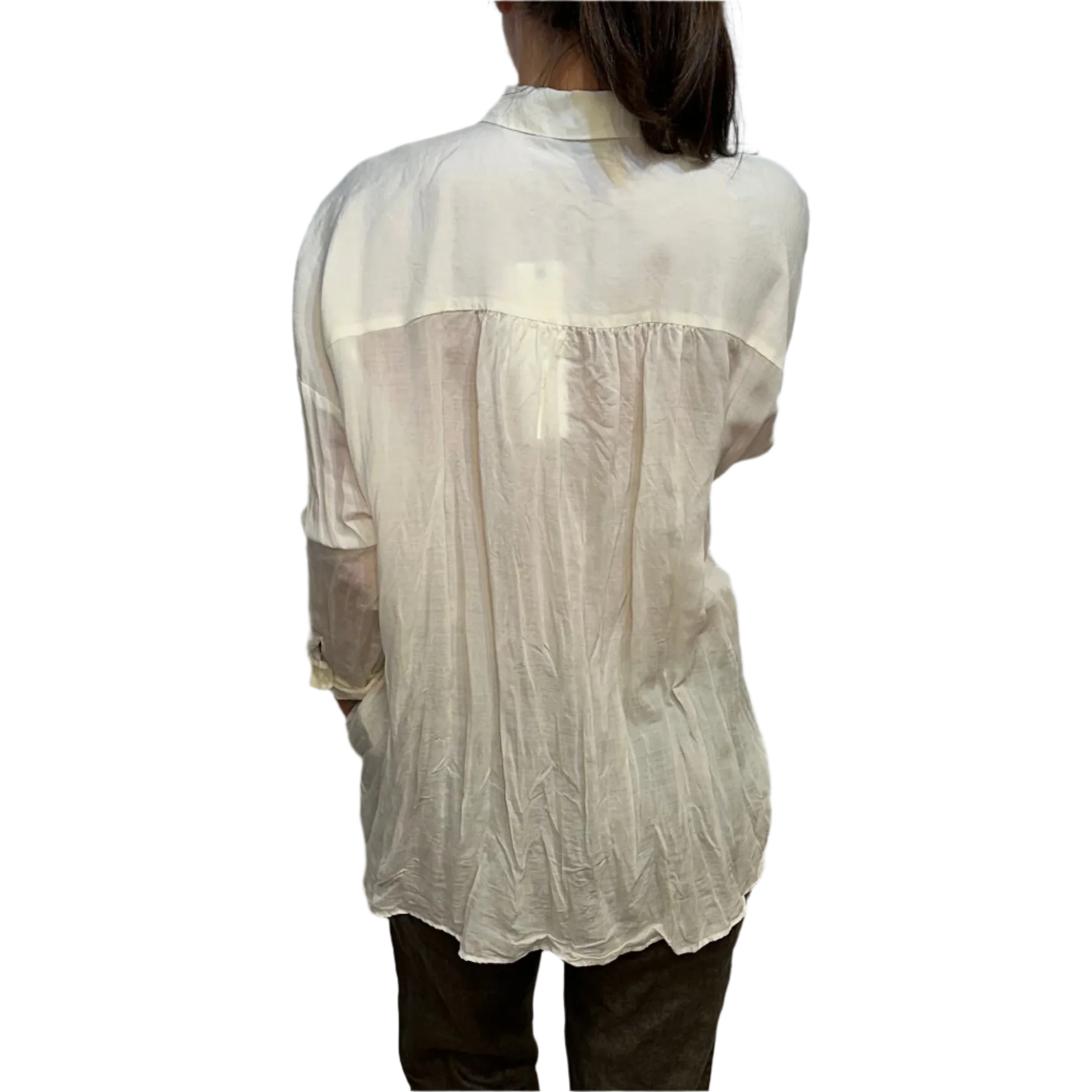 PDC - Ramie Blouse | Ivory