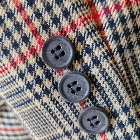 Pendleton 100% Wool Tartan Plaid Single-Button Blazer Jacket - Size 6 Petite