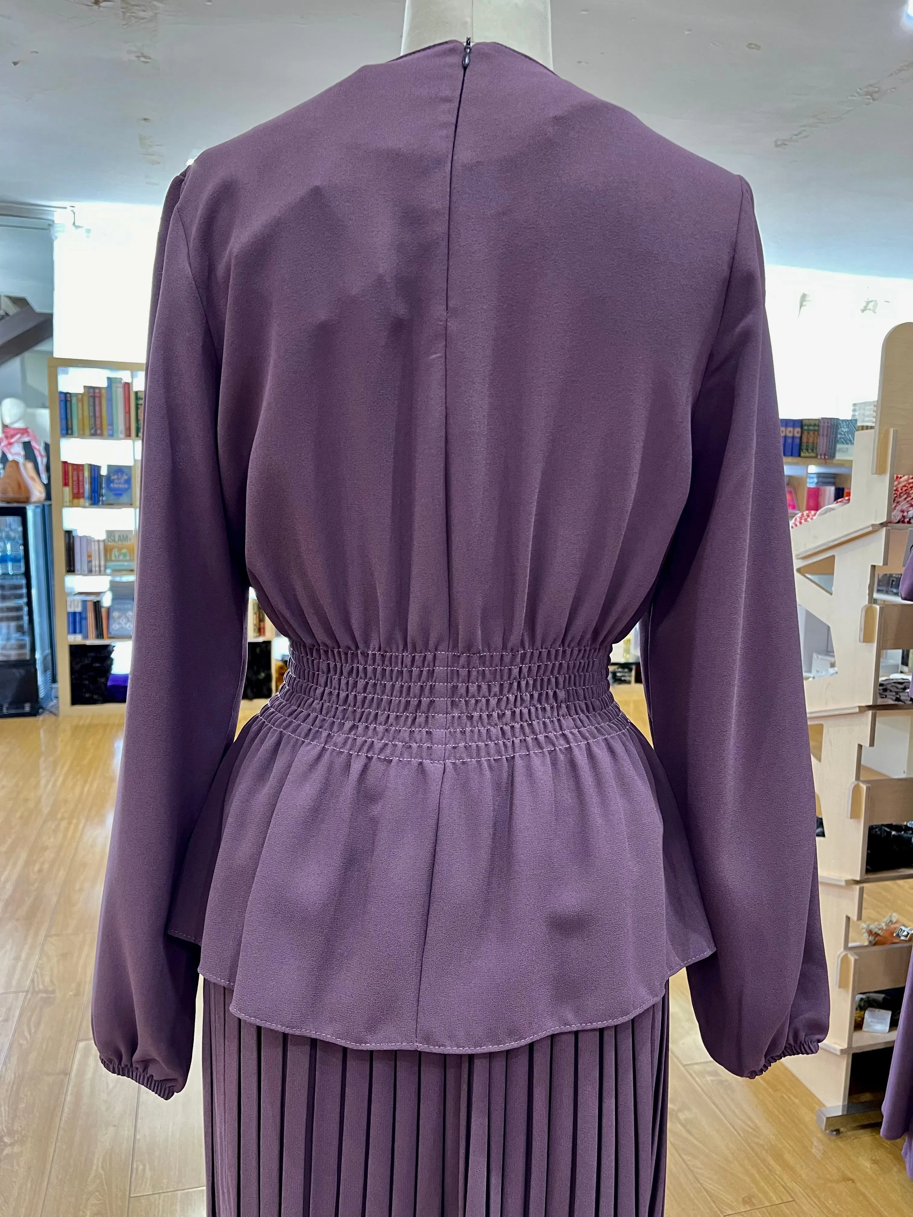 Peplum Top - Purple