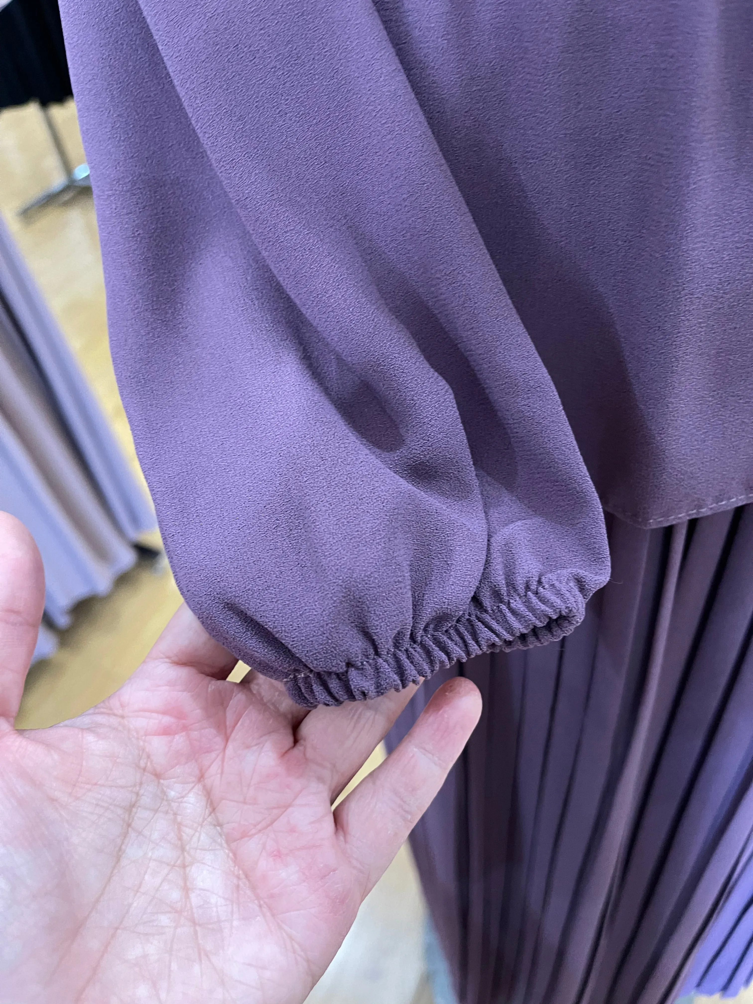 Peplum Top - Purple