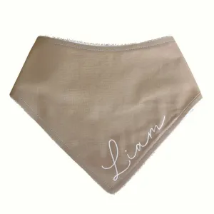 Personalised Fawn Bandana Bib