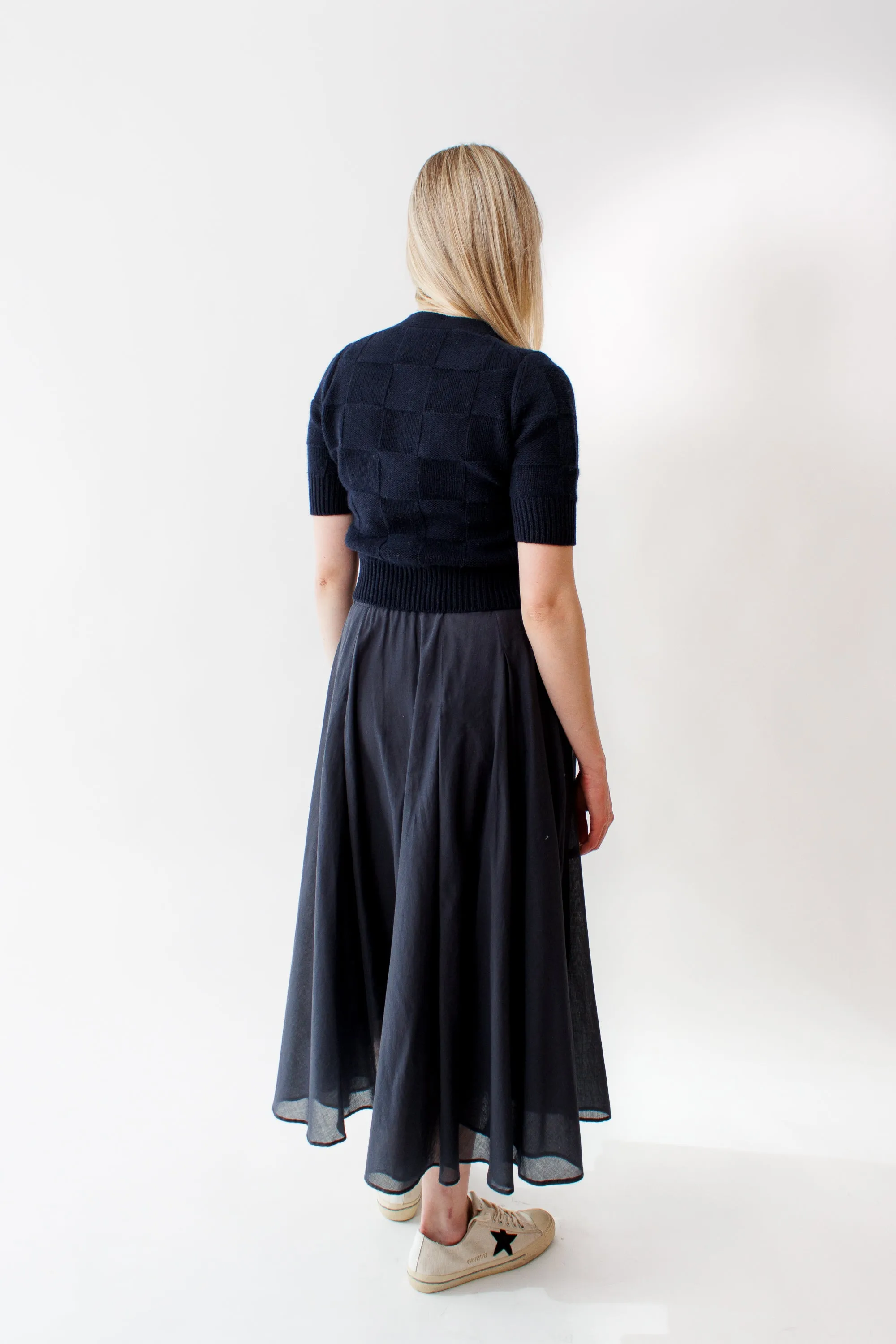 Peserico Pure Cotton Voile Midi Skirt