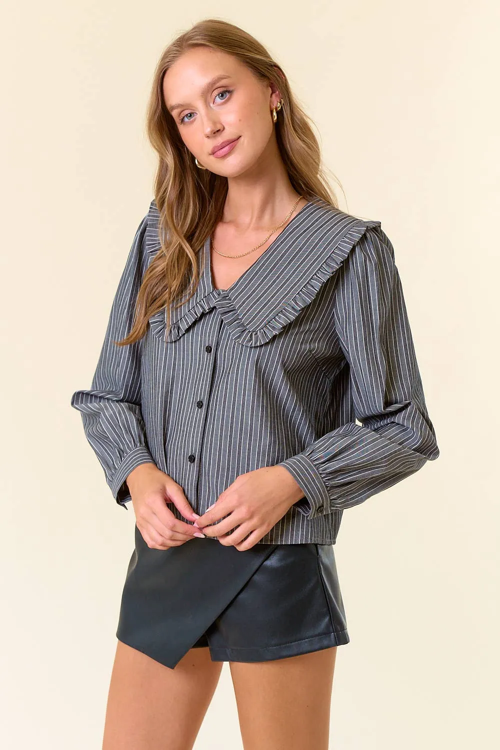 PETERPAN COLLARED  BLOUSE