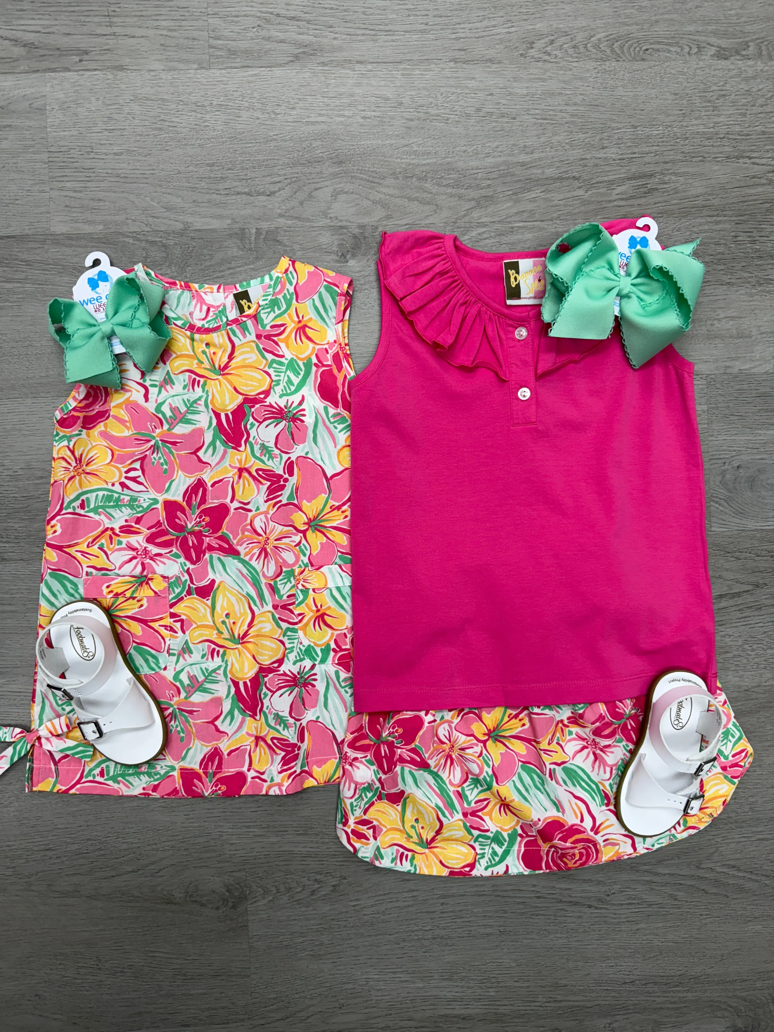 Pink Lily Skirt Set